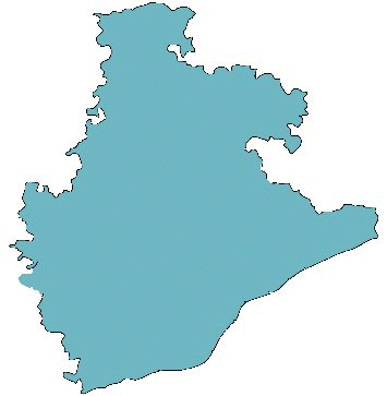 Mapa provincial de Barcelona