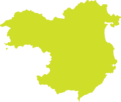 Mapa provincial de Gerona